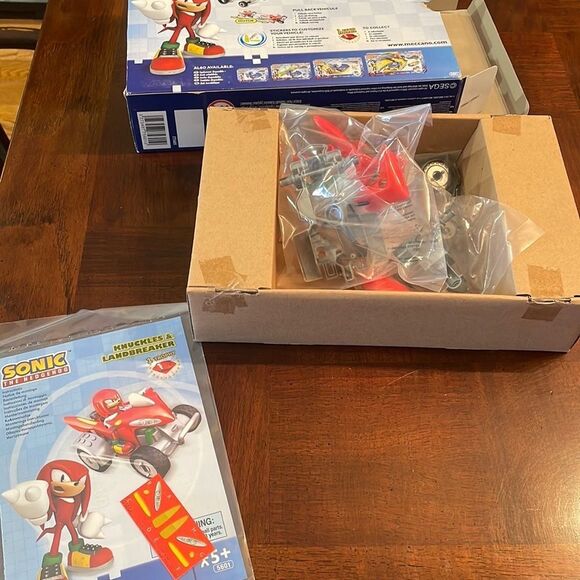 Meccano Sonic The Hedgehog Knuckles & Landbreaker New - Picture 3 of 7